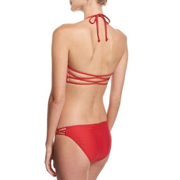 New. PilyQ Rouge Braided Zen Bikini set. Regularly $149 - Picture 4 of 9